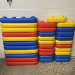 Home Or Daycare Use Vintage Little Tikes Jumbo Building Blocks 