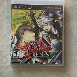 P4A PS3 Video Game