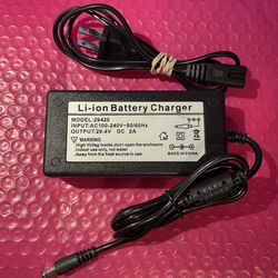 29.4 Volt  Dc 2amp Li-ion Battery charger New 