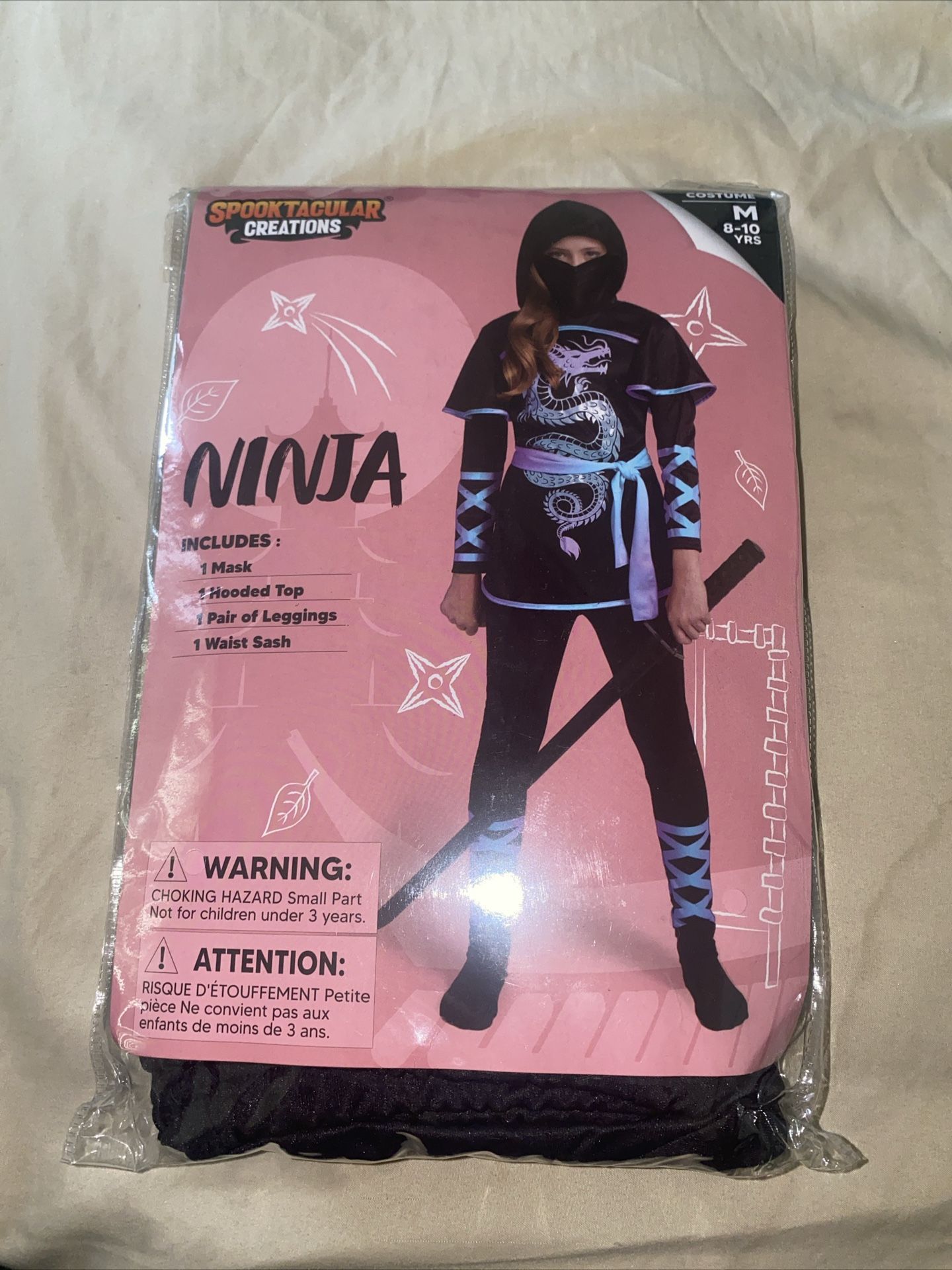 Spooktacular Creations Black and Blue Ultimate Ninja Dragon Costume, Kids Nin...