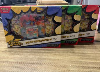 Ascended Heroes 3pk EX boxes