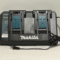 Makita 18V Lithium-Ion Dual Port Rapid Optimum Charger