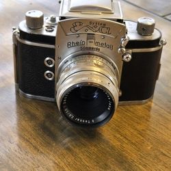 German Film Camera Jhagee EXA Rhein Metall