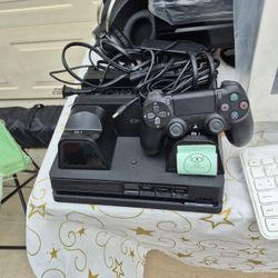 PS4 with Cables, Controller And Charger