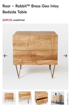 West Elm nightstands -set of 2