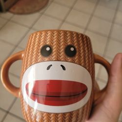 Sock Monkey Cofee Mug