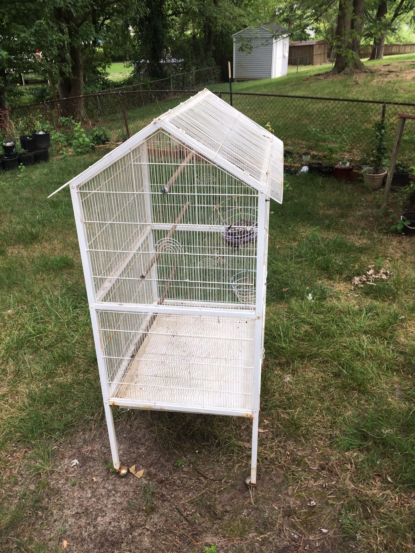 Aviary (bird Cage) Disassembled For Pickup