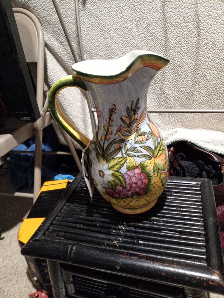 Vintage Vase 10 In Tall