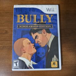 Bully Schoolarship Edition For Nintendo Wii