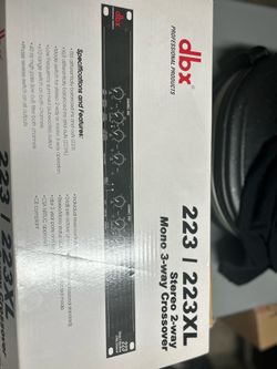 bx 223 / 223XL Stereo Crossover – Brand New Rack Unit