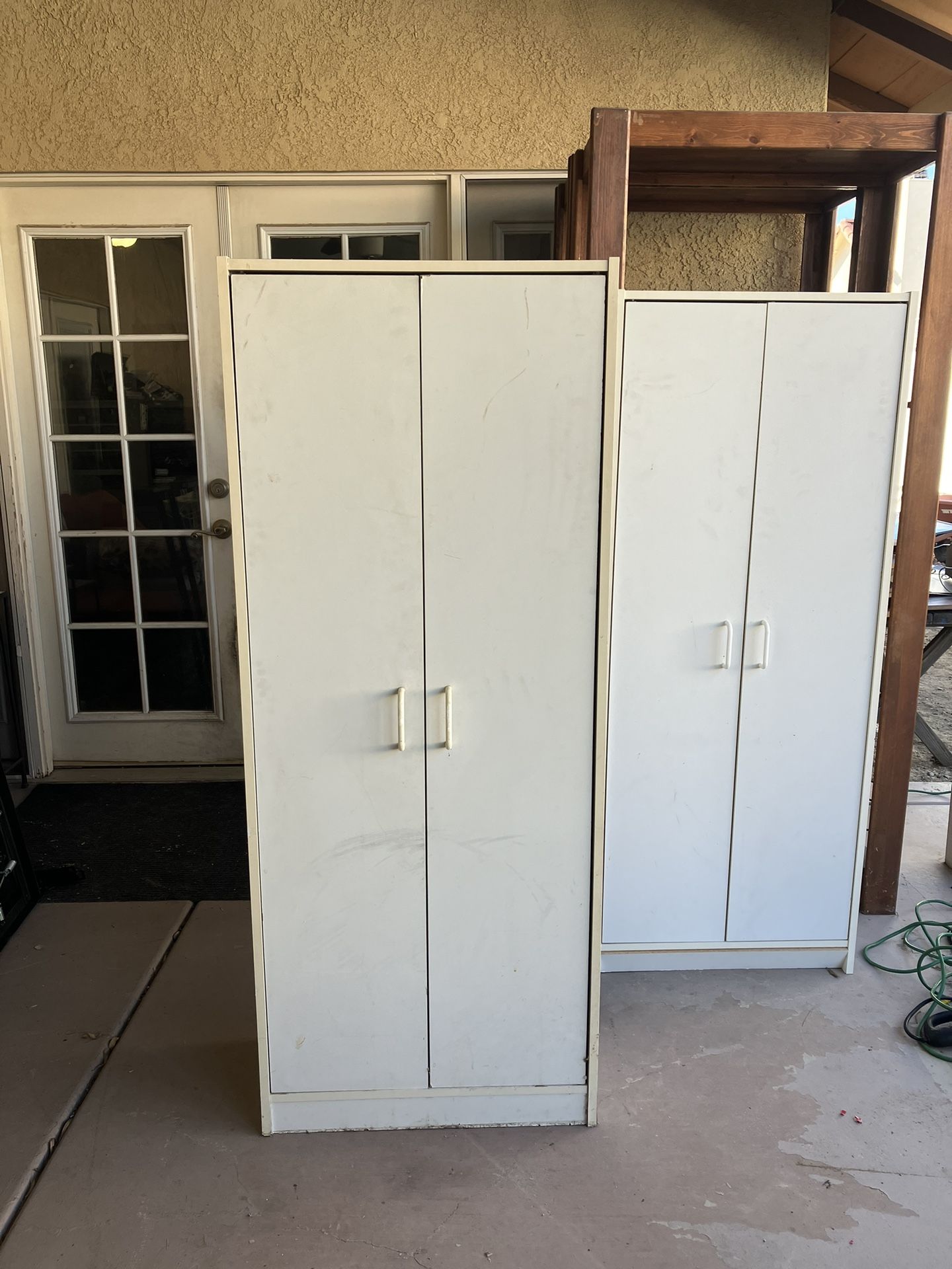 White 4 Shelf Dirty 25 Each Both For 40 for Sale in