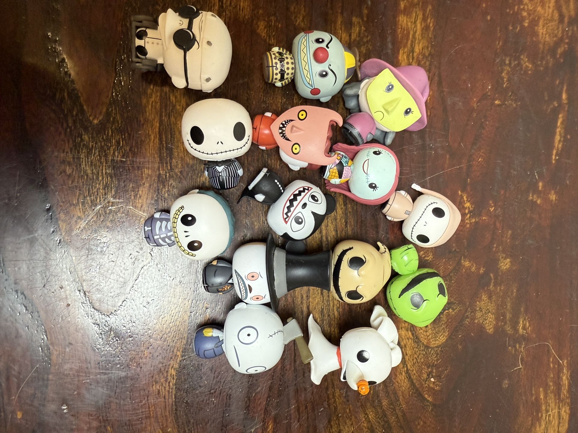 Nightmare Before Christmas Disney Doorables LOT 8 Jack Skellington SALLY Zero ++