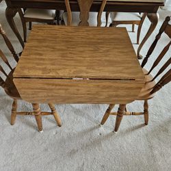 Drop Leaf Table With 2 Chairs 