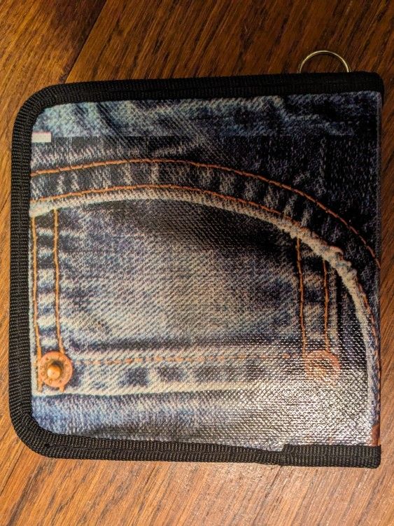 Jean Design CD Case - Holds 20 CDs