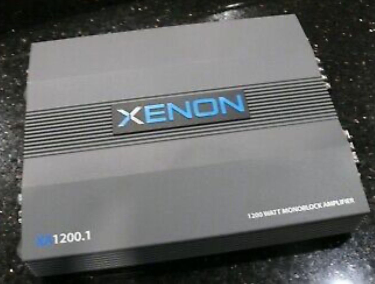 XENON 1200.1 MONO Bass Car audio Speaker Subwoofer Amp Amplifier