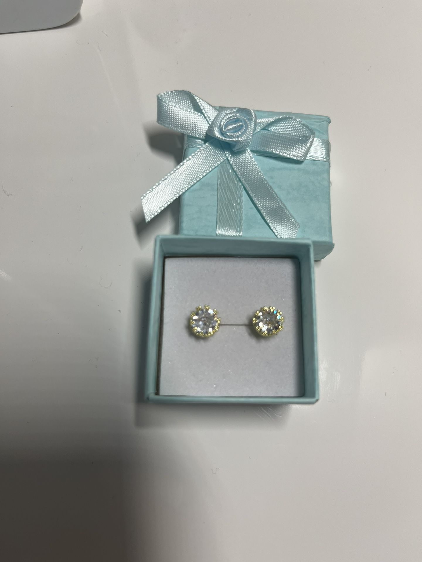 Gold Plated Cubic Zirconia Earrings