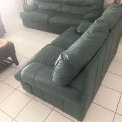 Leather sofas 