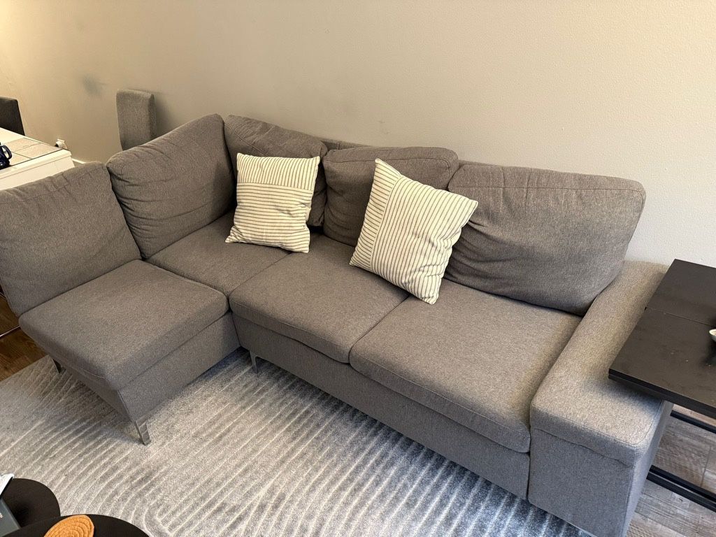 Sectional Couch L Shape 2 Pieces