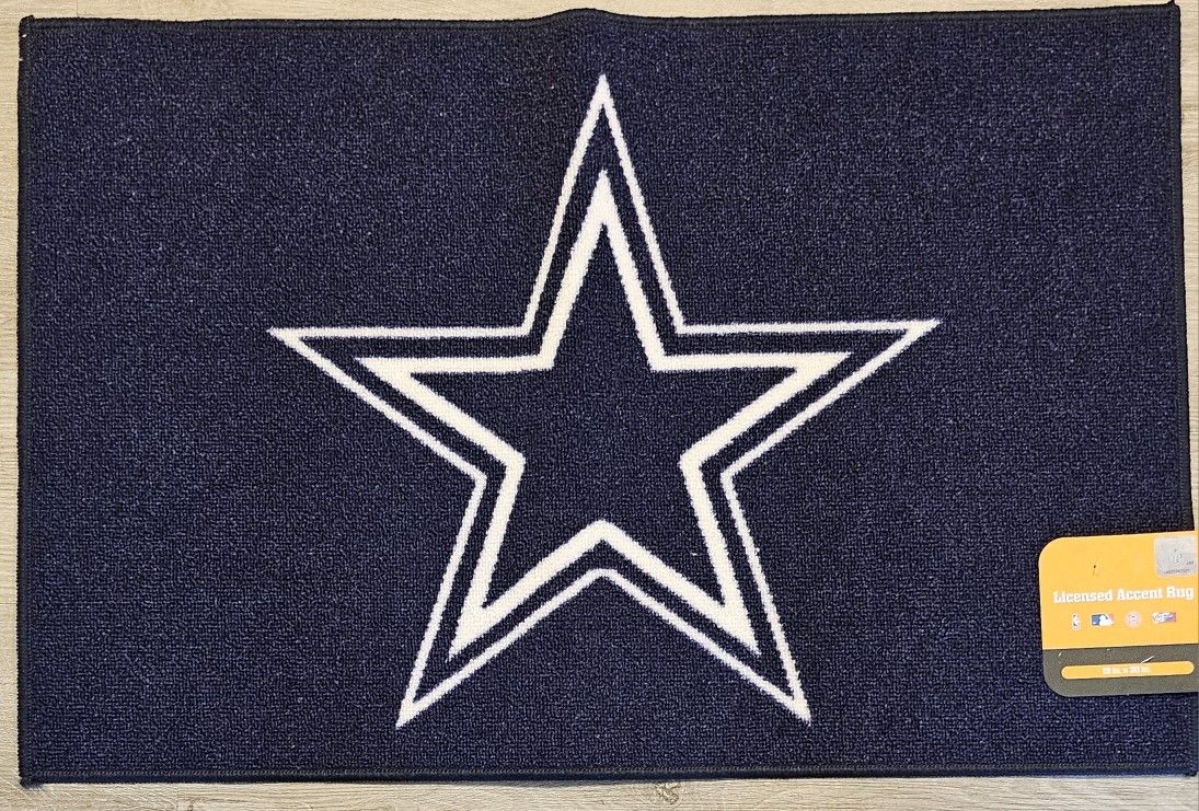 3 Dallas Cowboys Official NFL Unisex Accent Rugs
