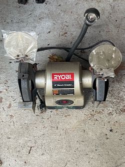 RYOBI 8” bench grinder