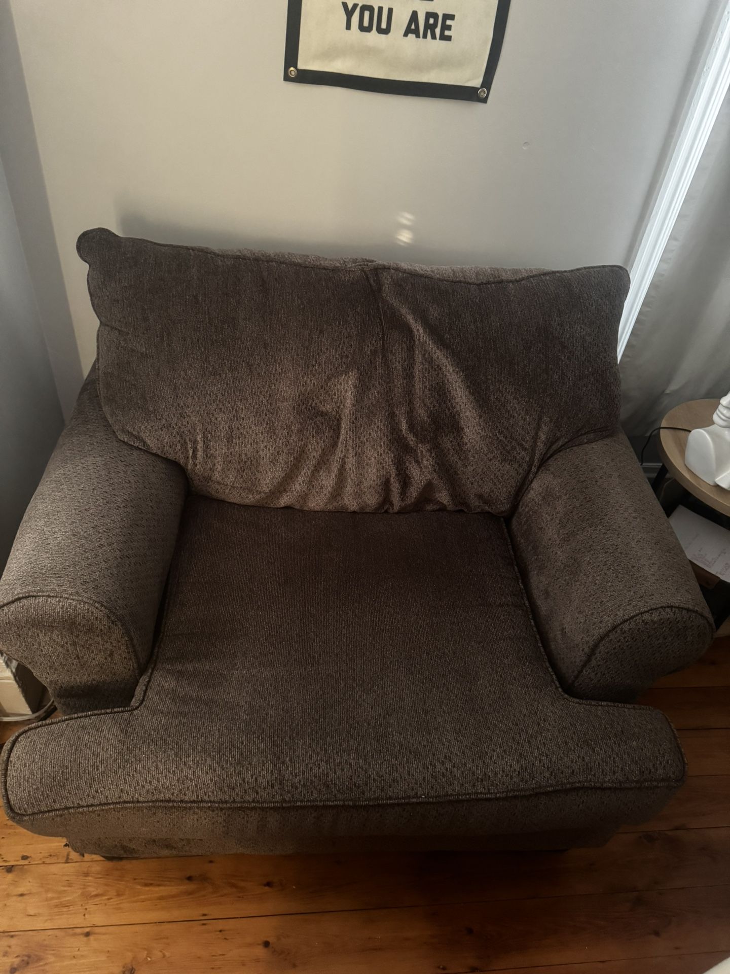 Brown Oversized Chair