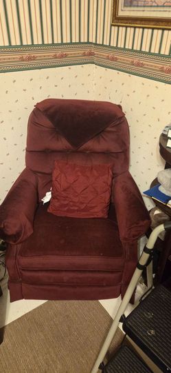 Burgundy vintage Chair
