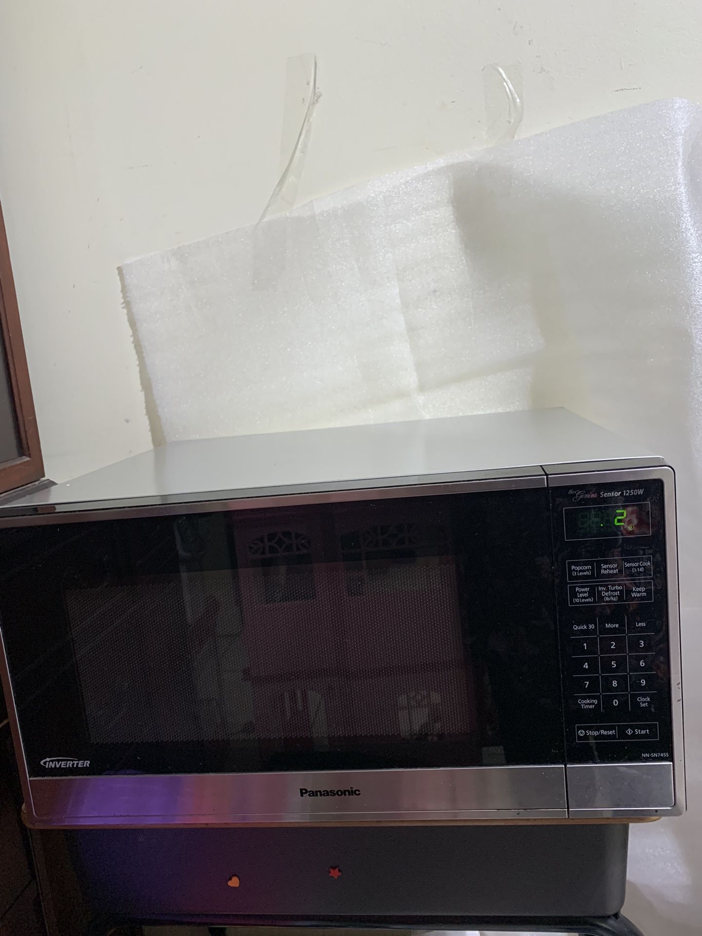 Large Stainless Steel Microwave 