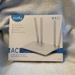 Cudy Wifi Router Model WR1200 Open Box