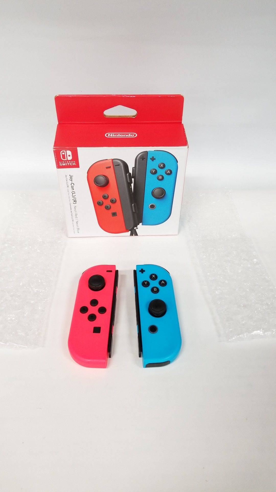 Nintendo Switch Red Blue Neon L/R Joy-Con (779709-11)