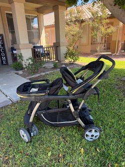 Graco 2 seat stroller