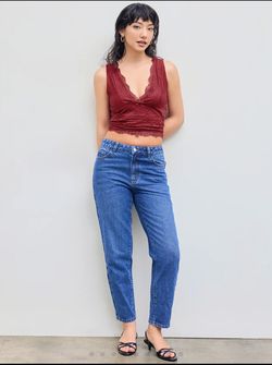 Cider Lace Crop Tank Top New 