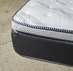 Used and 14-Inch + Soft Full-Size Mattress - Box Spring Sold Separately 