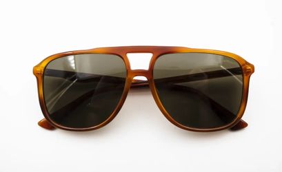 Clean Mens Gucci Authentic Vintage Sunglasses Gg0262s Brown 55mm $250 Obo With Original Case 