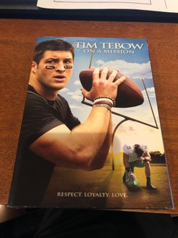 Tim Tebow on a Mission DVD brand New