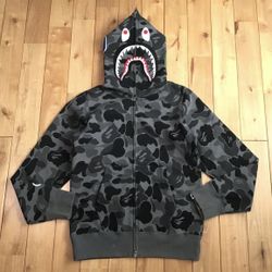  Bape Camo Full Zip Black