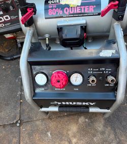Husky 4.5 Gal. Portable Electric Quiet Air Compressor