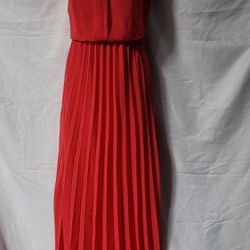 B Darlin Long Coral Dress