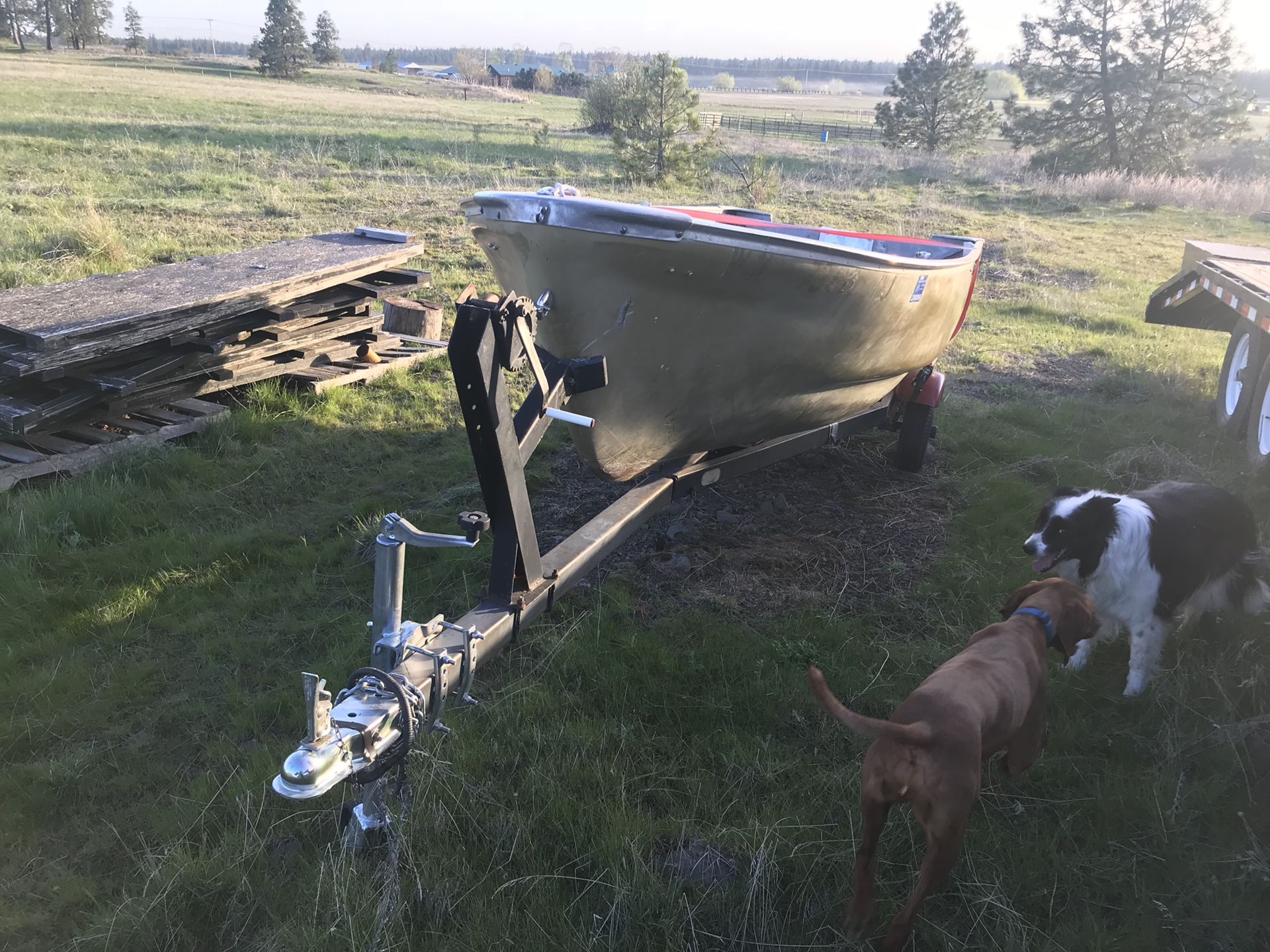 Classic Fiberglass Herters Alaskan Model Fishing Boat