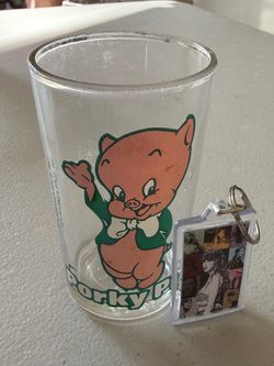 Vintage 1976 Porky Pig glass