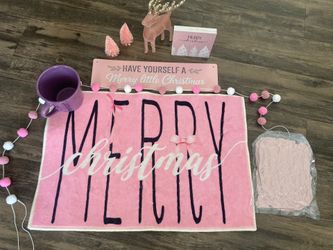 Pink Christmas Decor $8