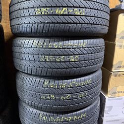 SET DE BRIDGESTONE 275/60/20 