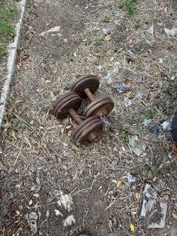 Healthways Vintage Weights Hollywood Props Olympic