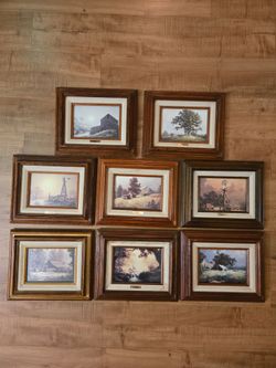 Compañeros en la naturaleza" by Dalhart Windberg, vintage-style landscape decor