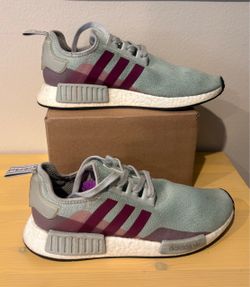 Woman Size   11   Adidas NMD R1 Sneakers sage green Purple