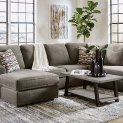 50% SALE!! 3-Piece Fabric Sectional 
