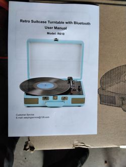 Vintage suitcase TURNTABLE
