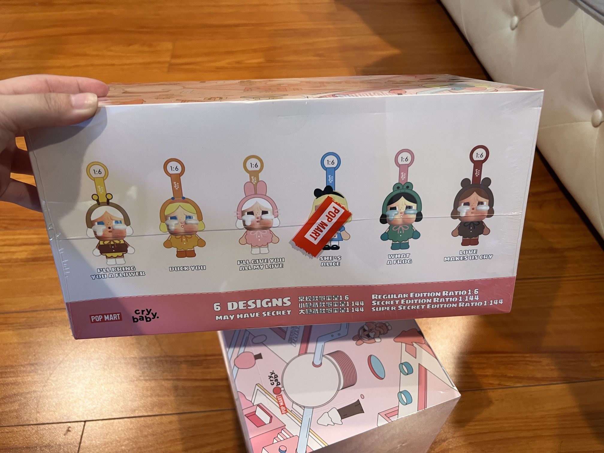 CRYBABY CRYING AGAIN SERIES-Vinyl Face Plush Blind Box/ 6 per box