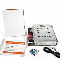 iTEK ITK-C3X Car Audio Electronic Crossover 3-Way Active Crossover w/ Box