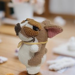 Handmade with love: Cute Crochet Peek Doggy 🧶