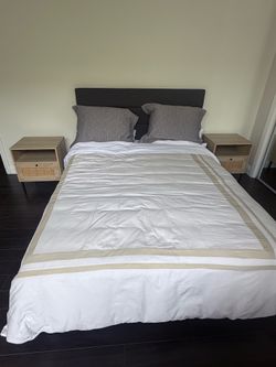 Modern Wayfair Queen platform bed-Excellent condition